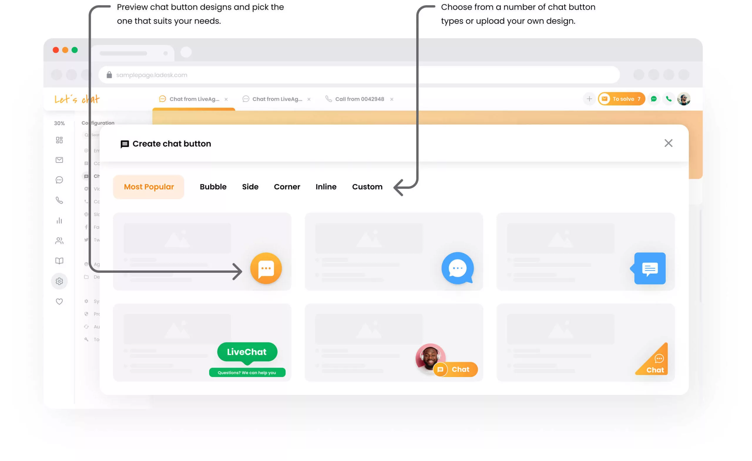 Zobrazení psaní v reálném čase v LiveAgent