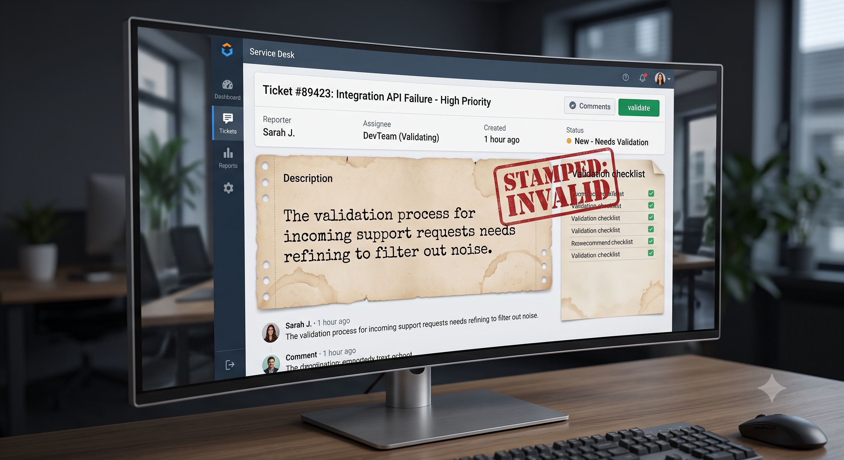 Co je validace ticketů a proč brání vašemu týmu plýtvat časem na neplatné požadavky?