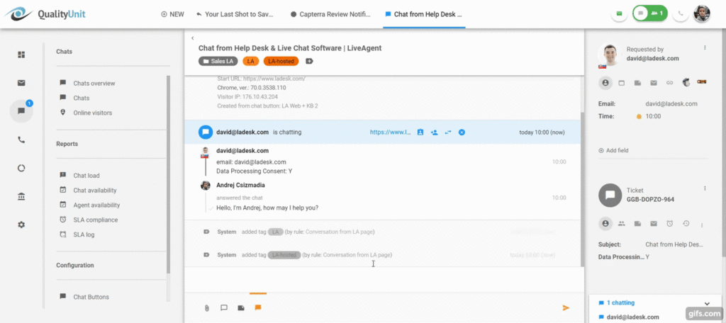 Výhoda živého chatu - pohodlí komunikace v reálném čase