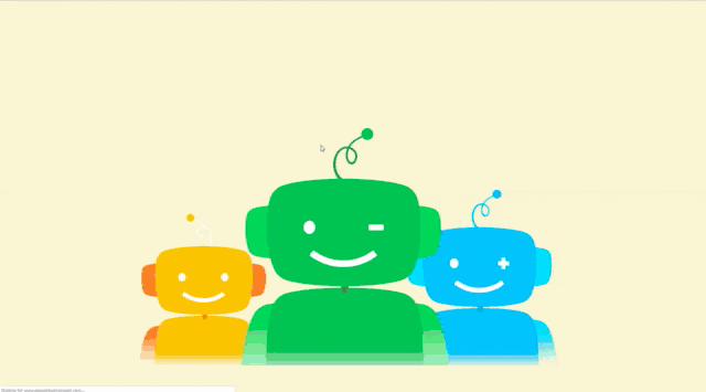 Animace integrace Quriobot