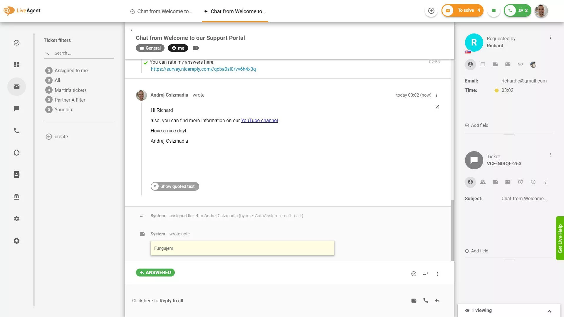E-mail je nezbytným nástrojem pro prodej a podporu