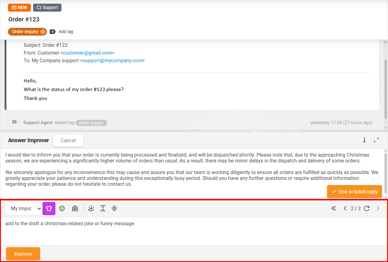 AI chatbot LiveAgent