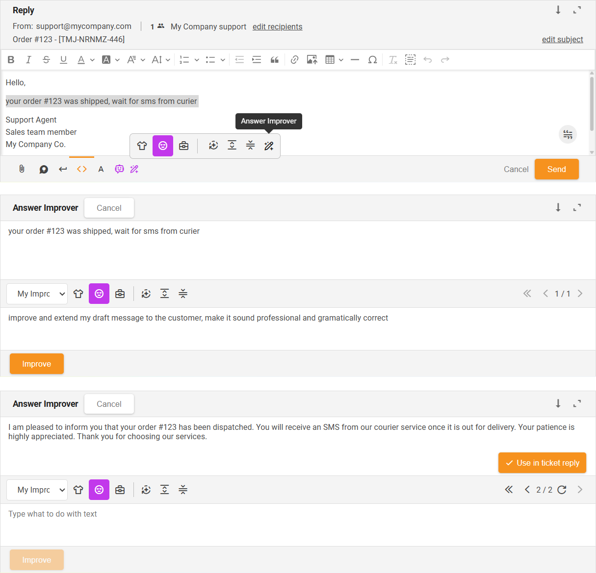 AI chatbot LiveAgent