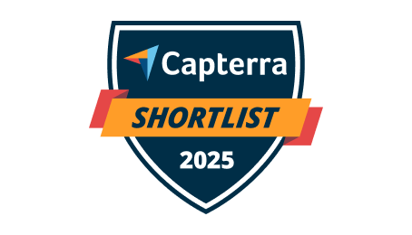 Odznak Capterra shortlist pro oblíbený software helpdesku 2025