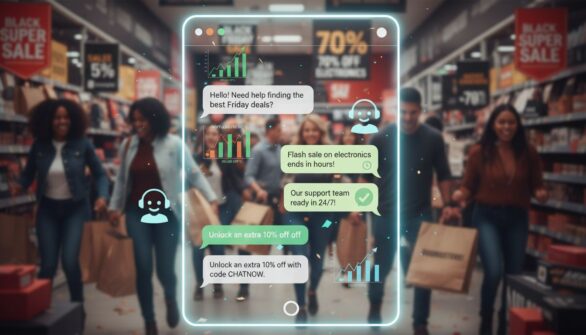 Jak live chat zvyšuje míru konverze e-commerce v Black Friday