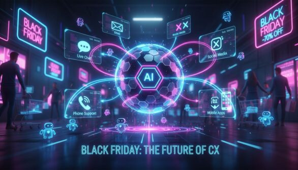 Role AI a omnichannel live chatu v zákaznické podpoře na Black Friday
