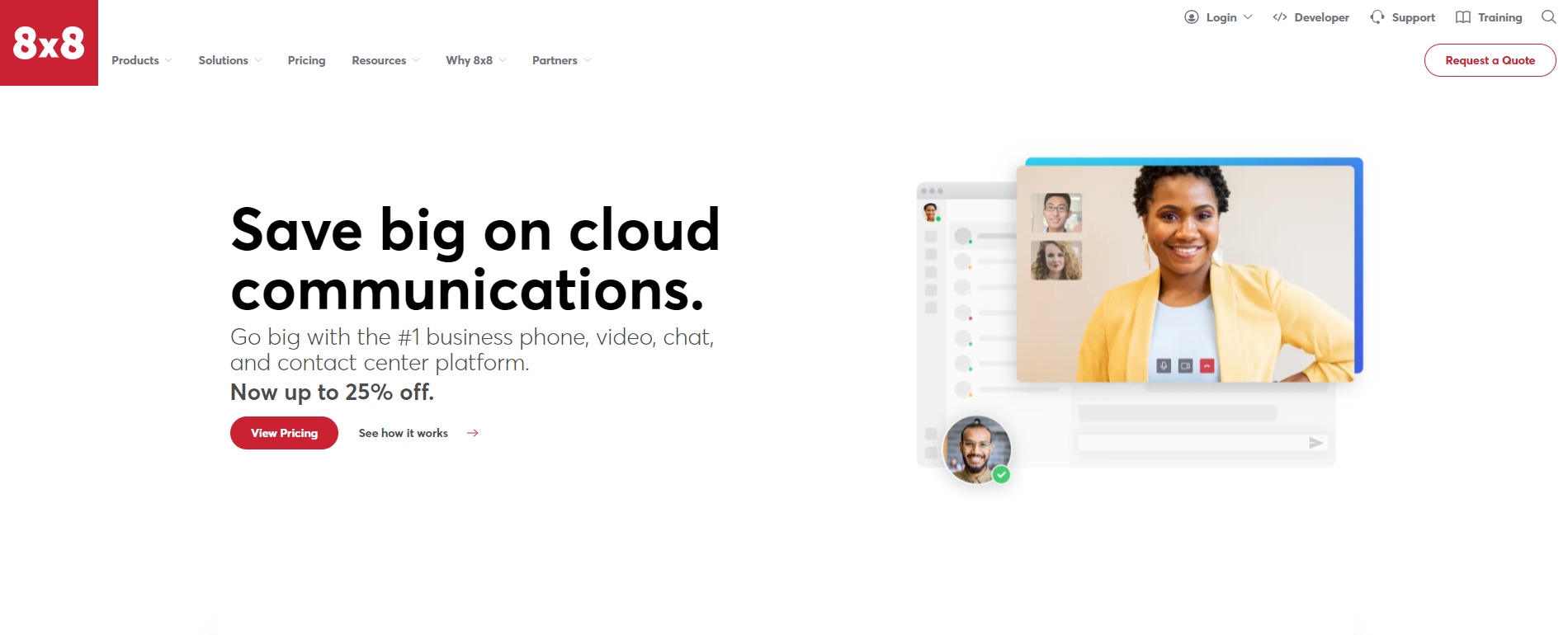 8x8 X series VoIP poskytovatel