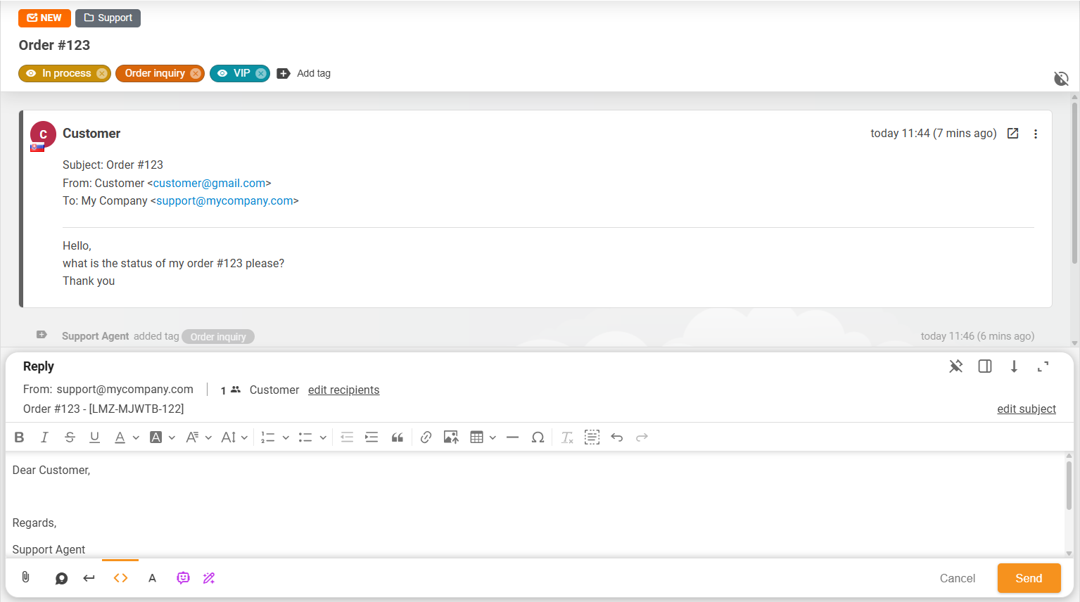 Vylepšené rozložení lístků a akční pole