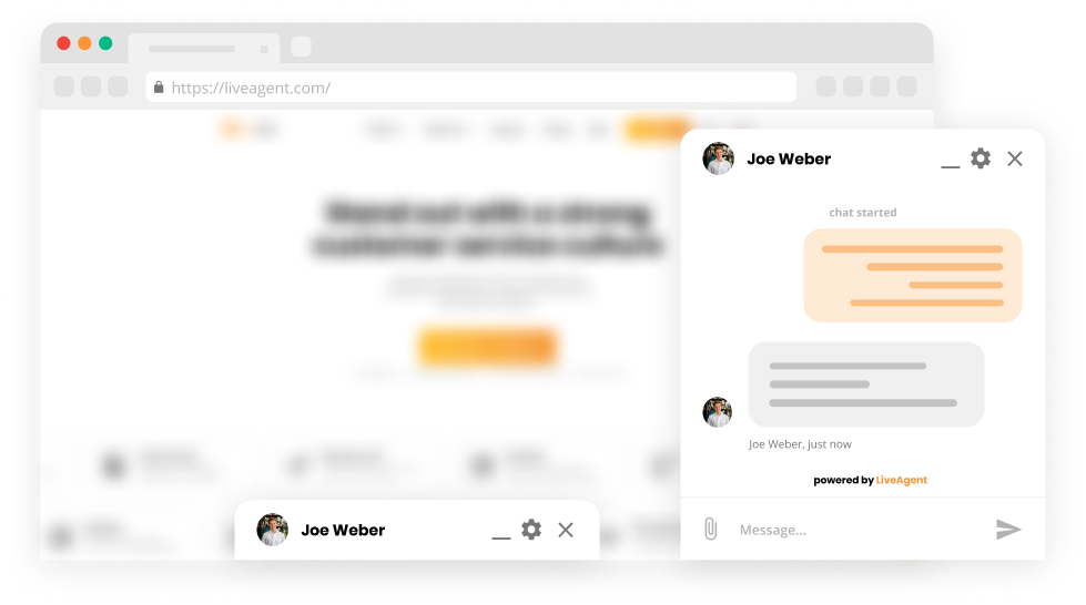 Funkce Chat window docking v softwaru Live chat - LiveAgent