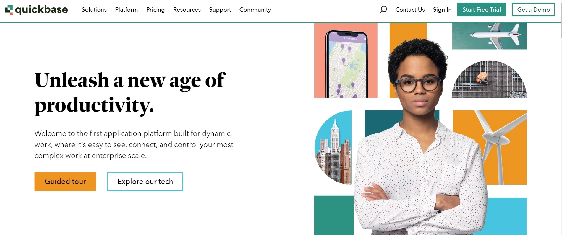 Domovská stránka Quickbase - připojujte a ovládejte své složité projekty bez jakýchkoli zkušeností s kódováním