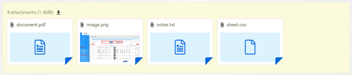 Přepracovaný design příloh lístků LiveAgent