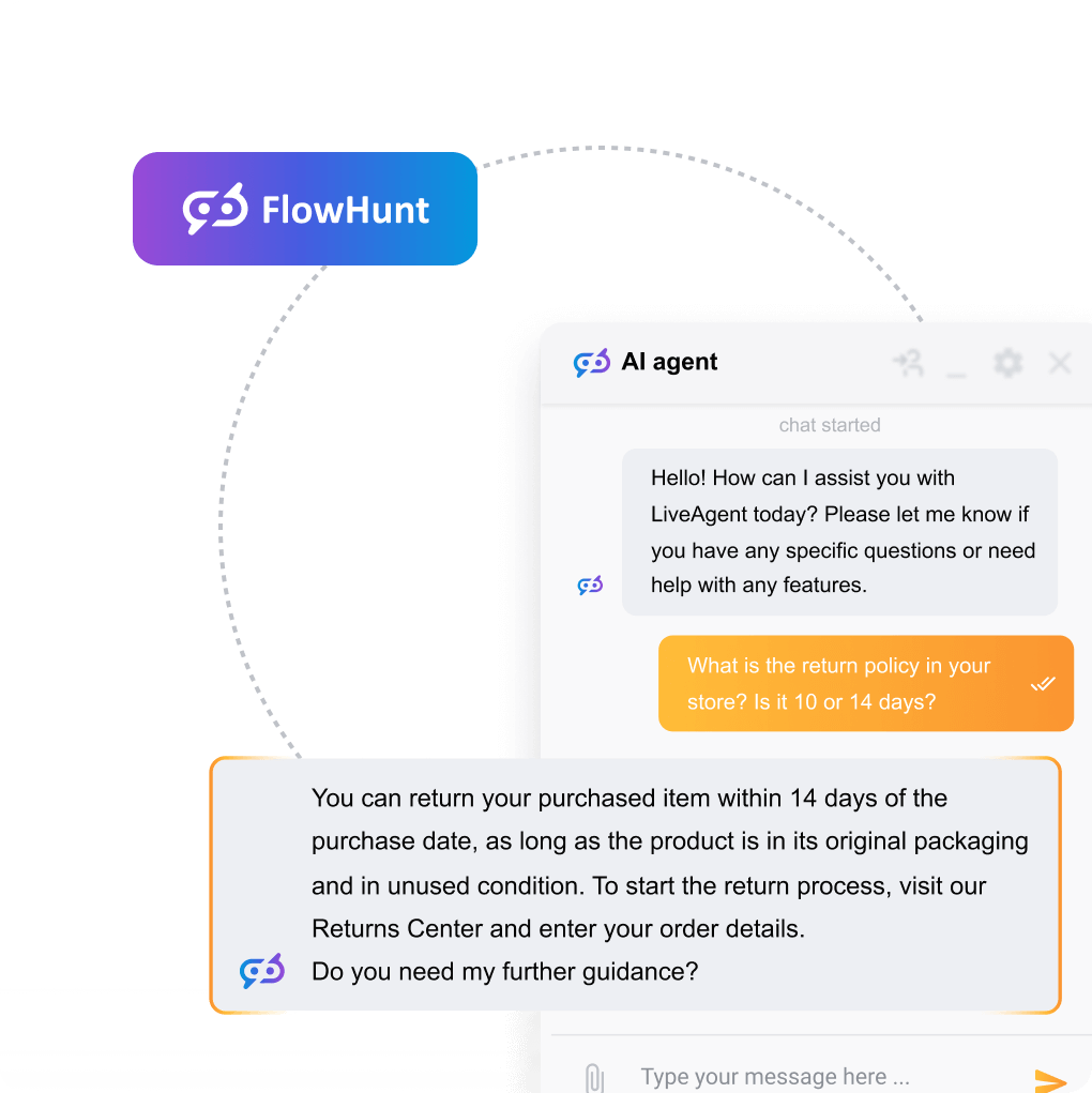 AI Chatbot od FlowHunt