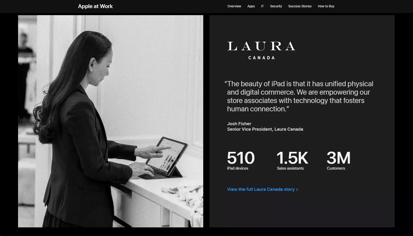 Apple dodržuje své cíle zákaznického servisu poskytováním vysoce kvalitních produktů a personalizovaných řešení