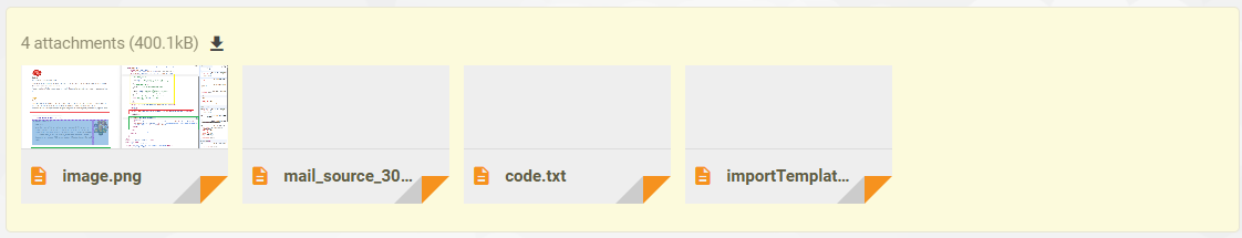 Hromadné stahování příloh