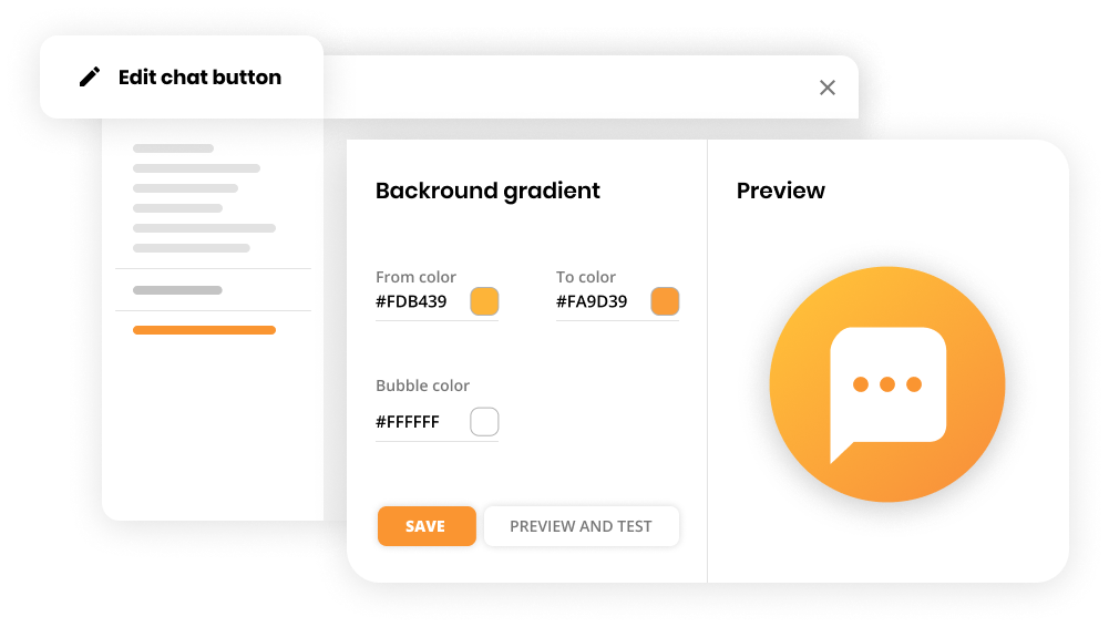 Přizpůsobte tlačítko chatu v software zákaznické služby - LiveAgent
