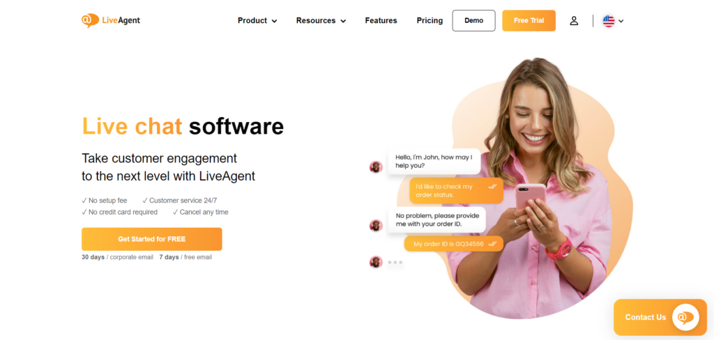 Řešení pro generování leadsů přes živý chat LiveAgent