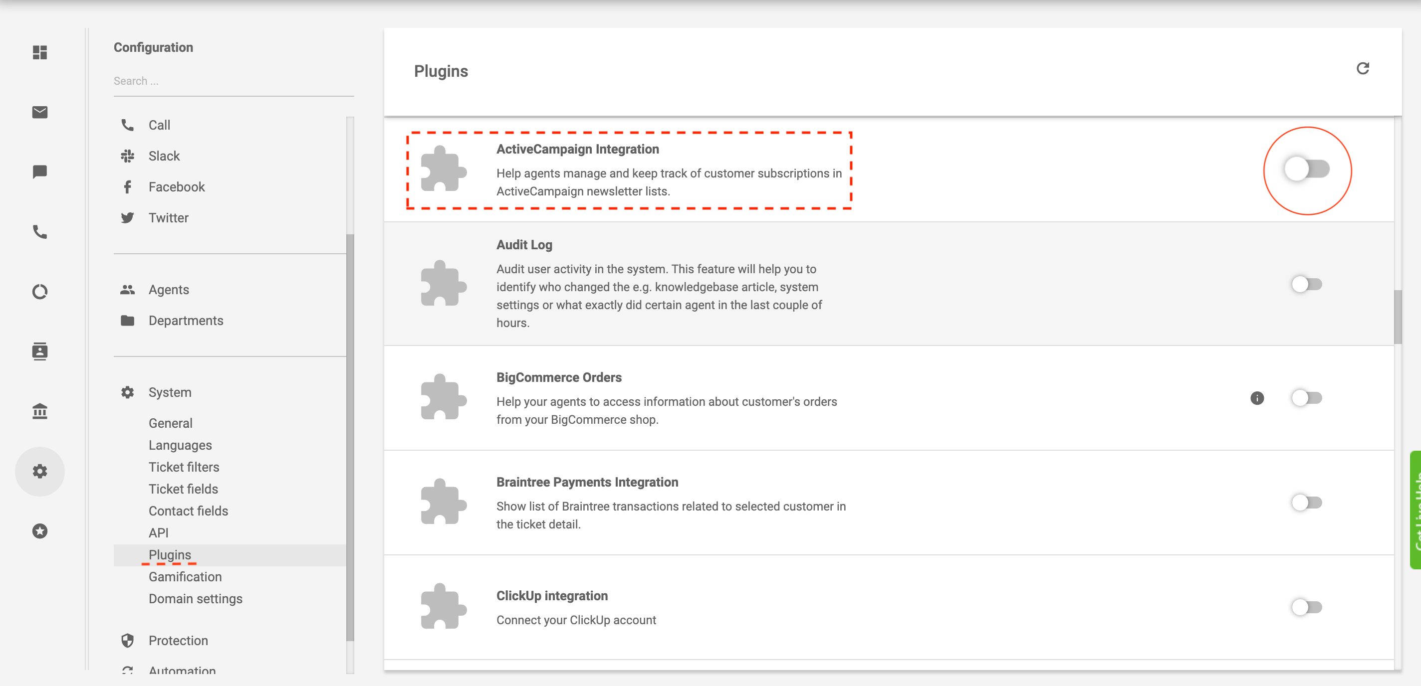 příklad integrace automatizace e-mailu v LiveAgent