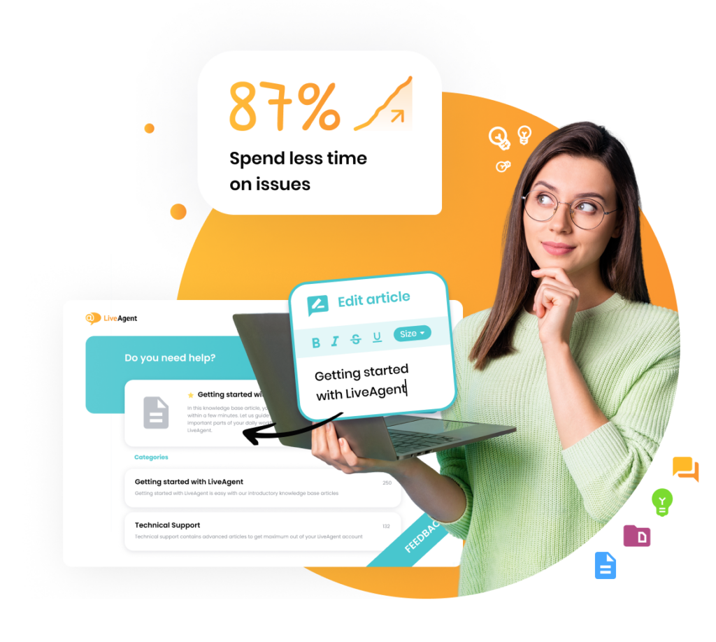 Software znalostní báze od LiveAgent