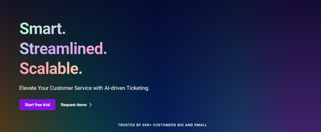 Domovská stránka Freshdesku - Alternativa Spiceworks, kterou stojí za zvážení pro škálování vaší zákaznické podpory