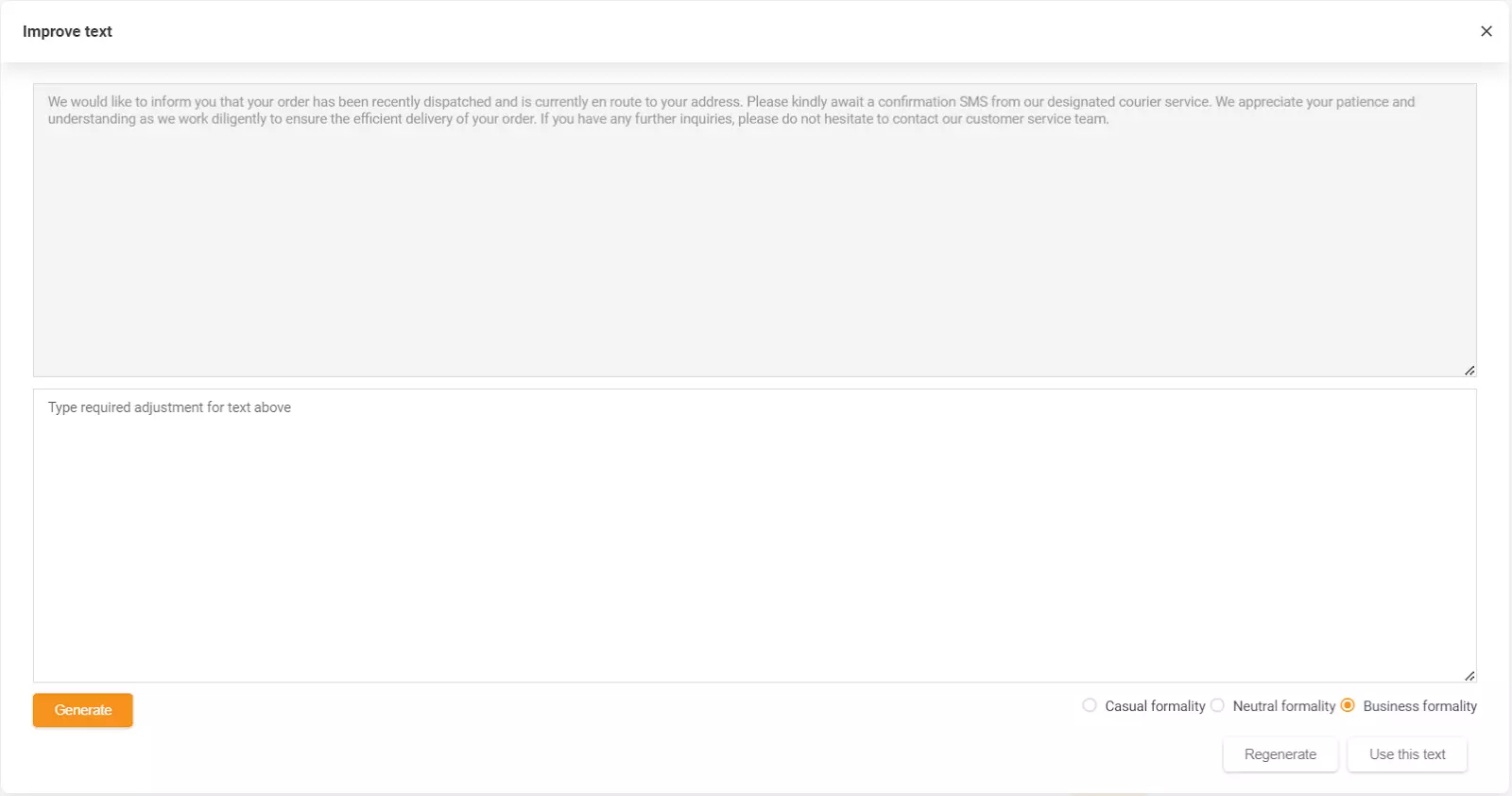 Snímek obrazovky ukazující funkci AI Answer Assistant v LiveAgent