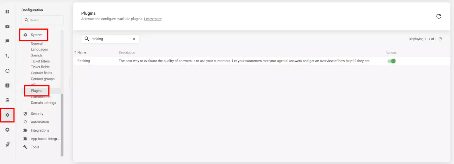 Obrázek zobrazující nastavení průzkumu po chatu v softwaru LiveAgent live chat.