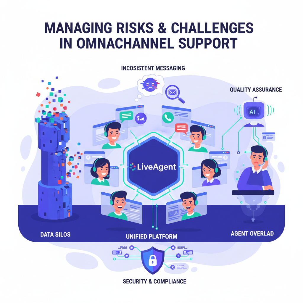 Řízení rizik a výzev v omnikanálové podpoře