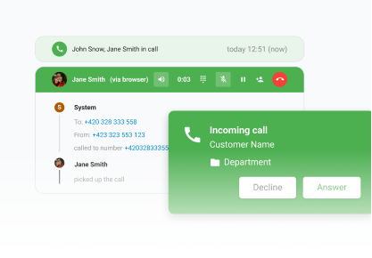 Integrace call centra a live chat LiveAgent