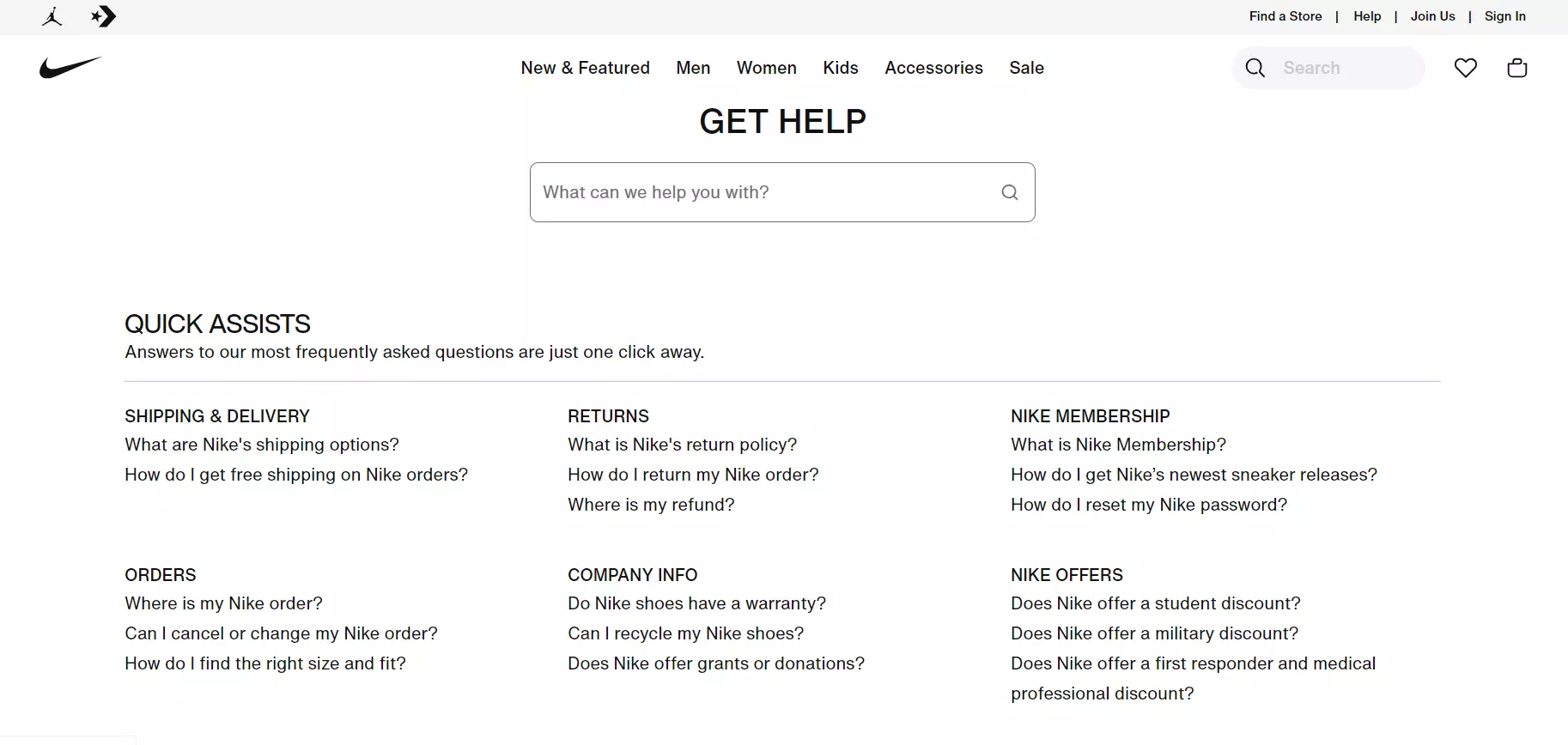 Znalostní báze Nike