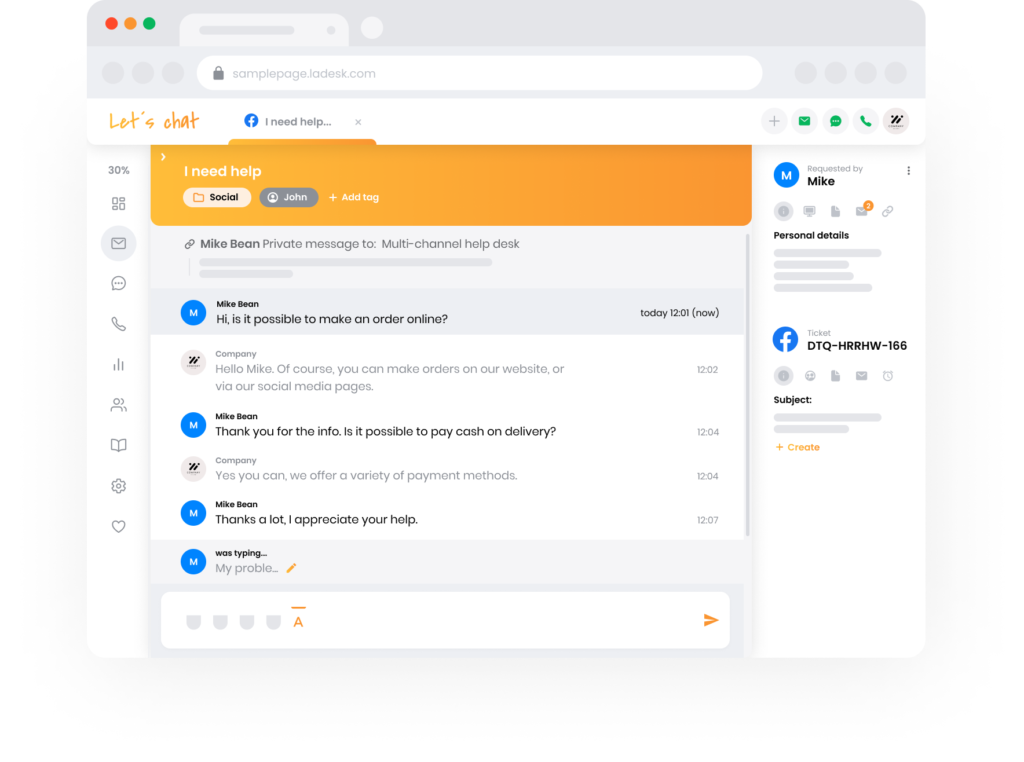 Pohled týmu podpory