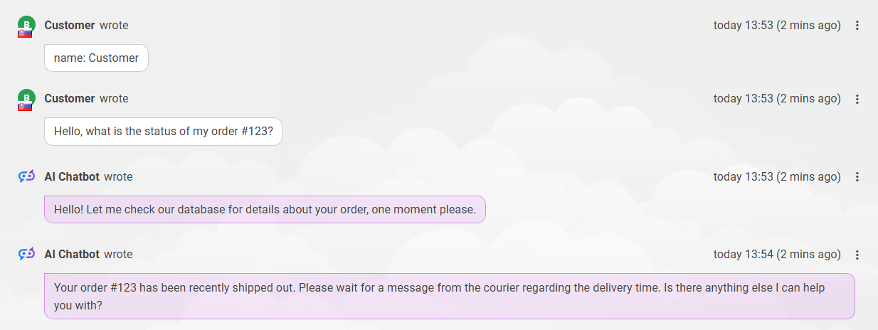 Rozhraní sociálních médií a chatů chatbota