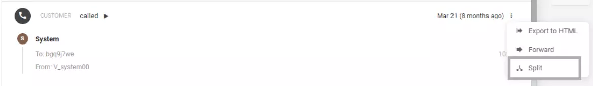 Rozdělení jednoho e-mailového vlákna na více e-mailů pro přehlednost