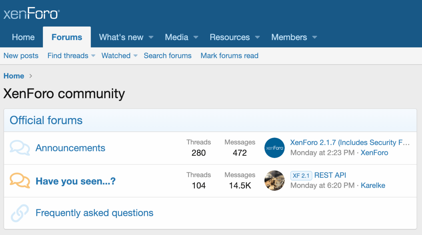 Software komunity XenForo
