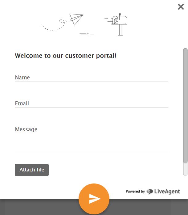 Contact form example