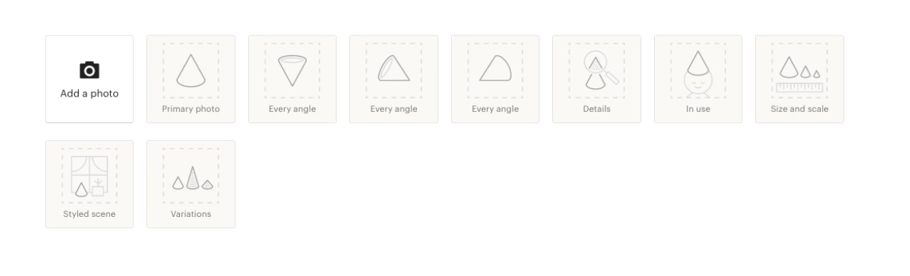 Přidejte fotografii produktu do svého obchodu na Etsy
