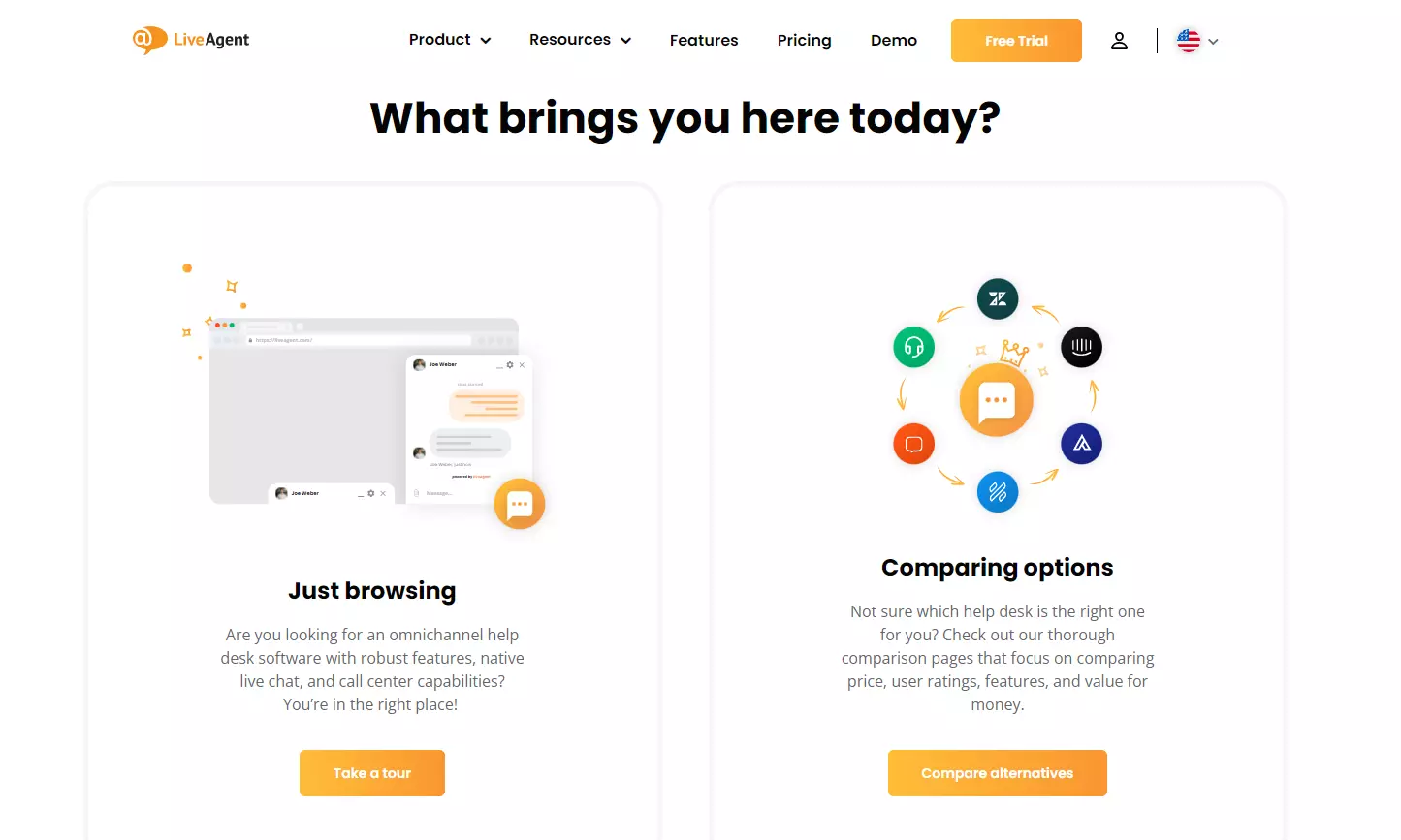 Prohlídka LiveAgent