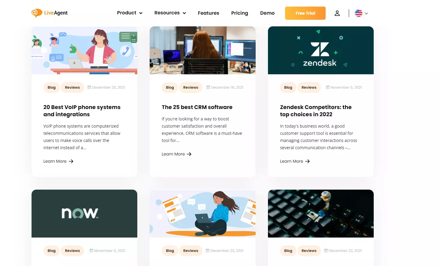 Příspěvky na blogu LiveAgent