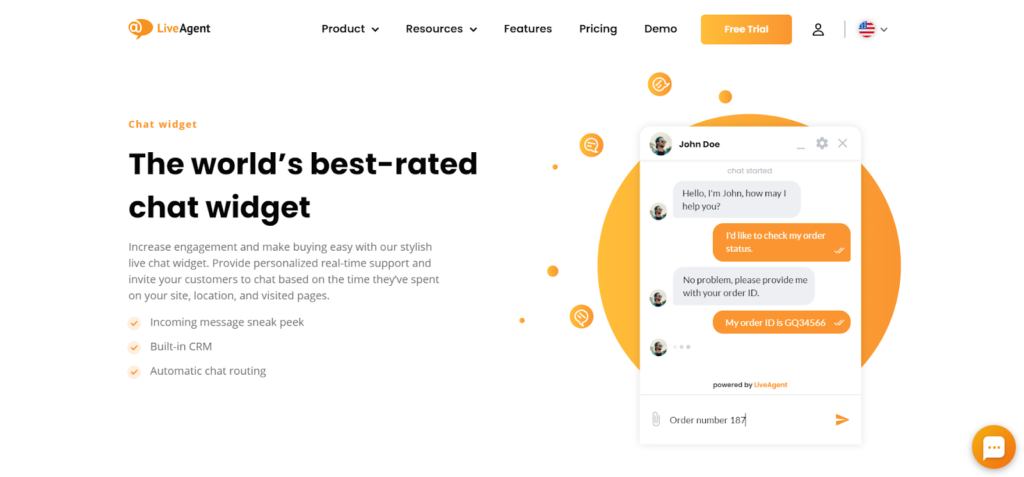 LiveAgent nejlépe hodnocený chat