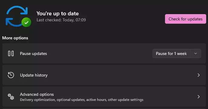 Aktualizace systému