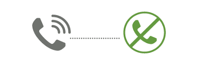 Ikony blokování hovorů