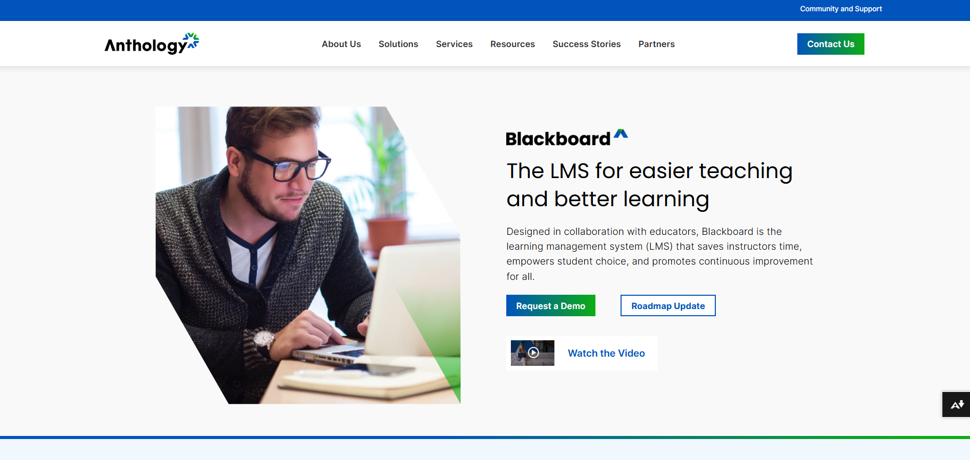Kontakty na helpdesk Blackboard