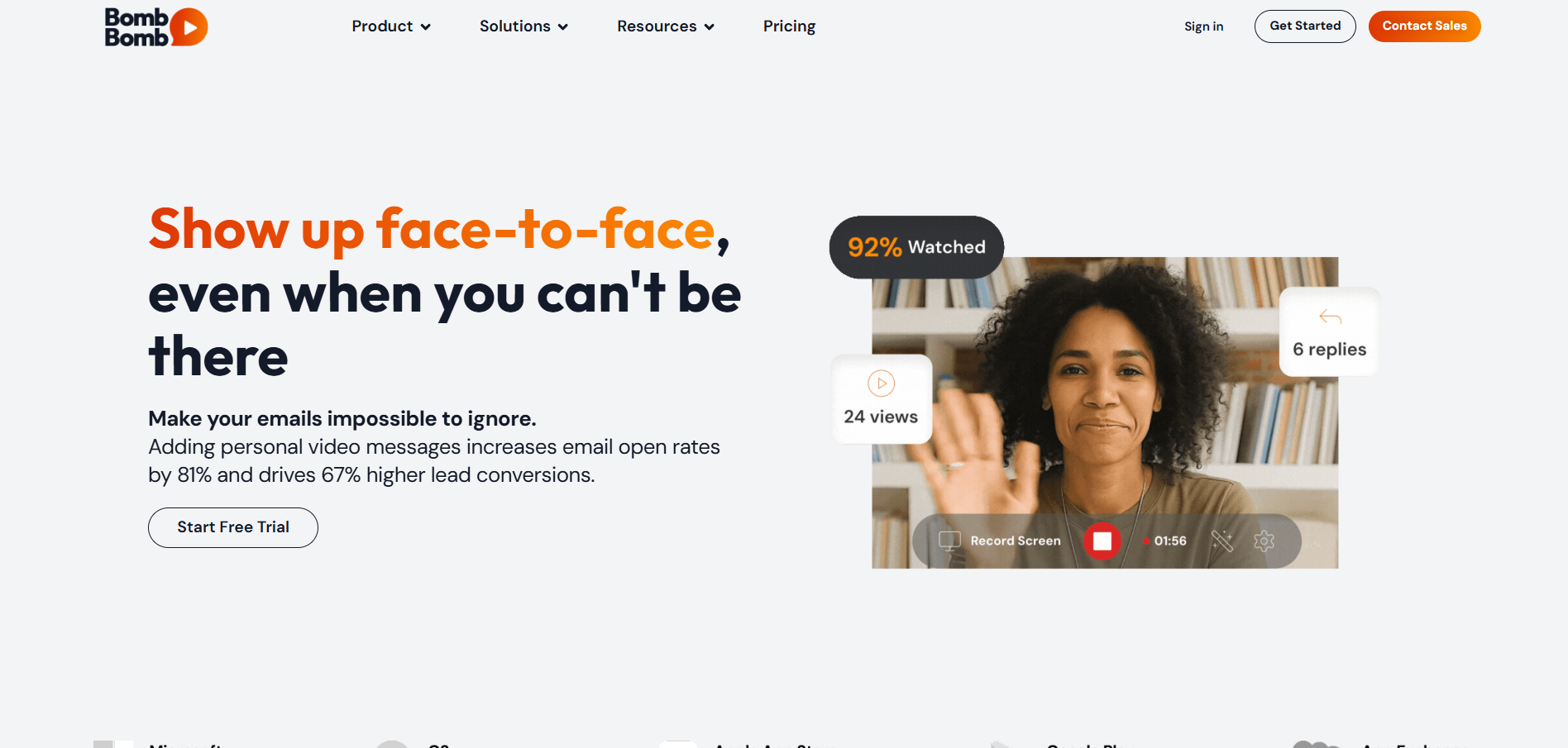 Kontakty na podporu BombBomb Help Desk