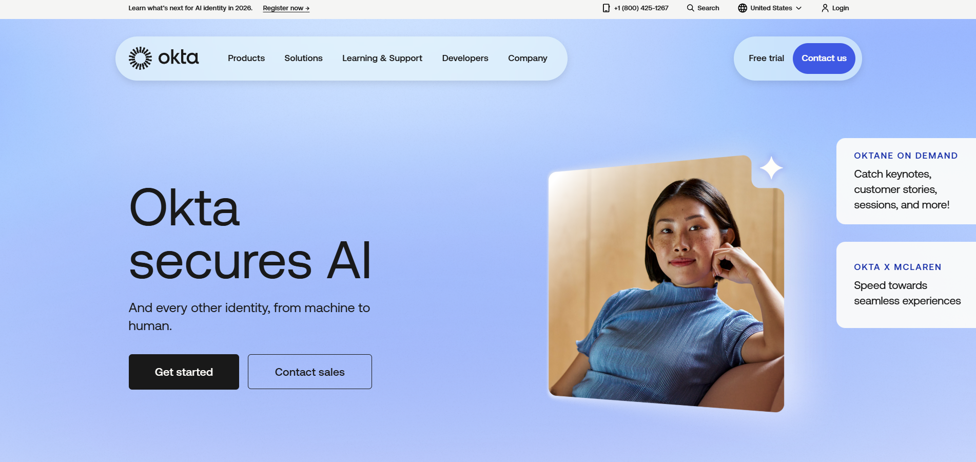 Kontakty na helpdesk Okta