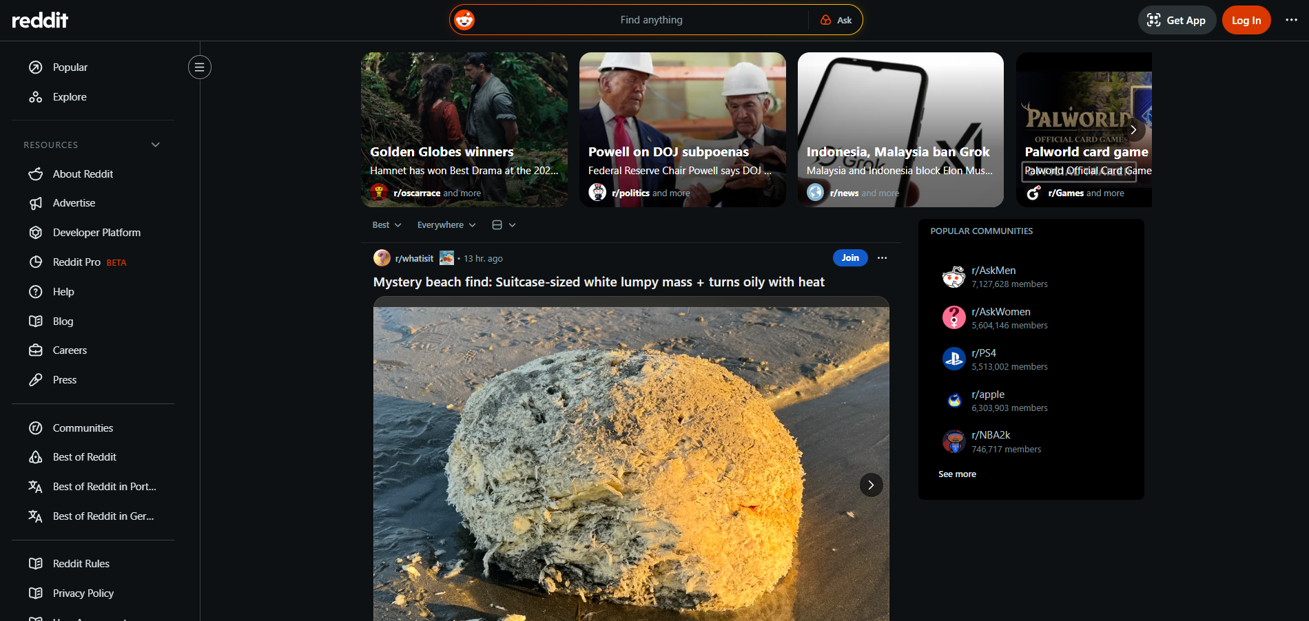 Kontakty na podporu Reddit