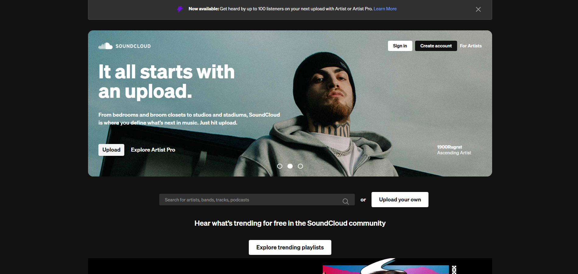 Kontakty na helpdesk SoundCloud