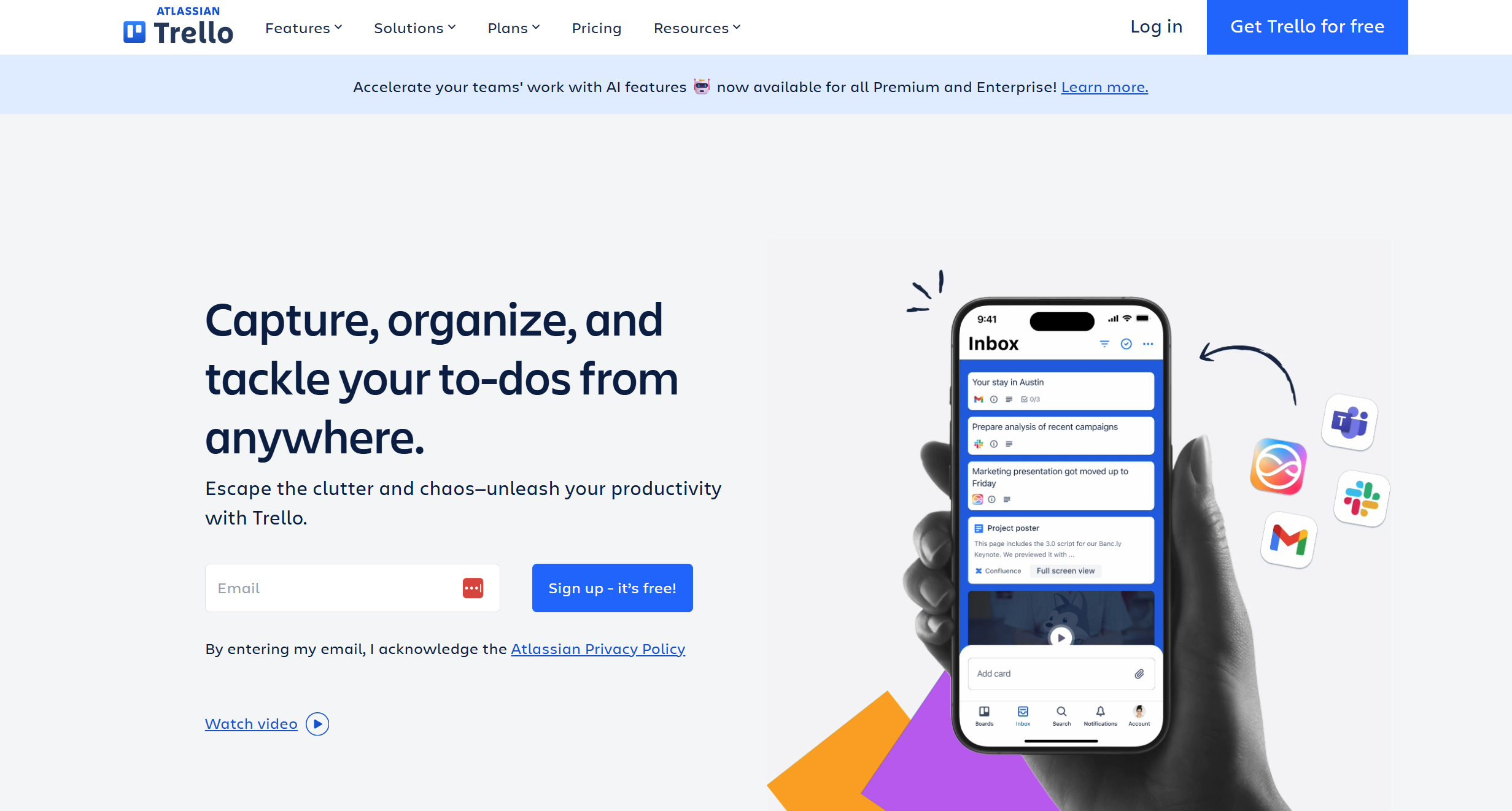 Trello Kontakty na Help Desk
