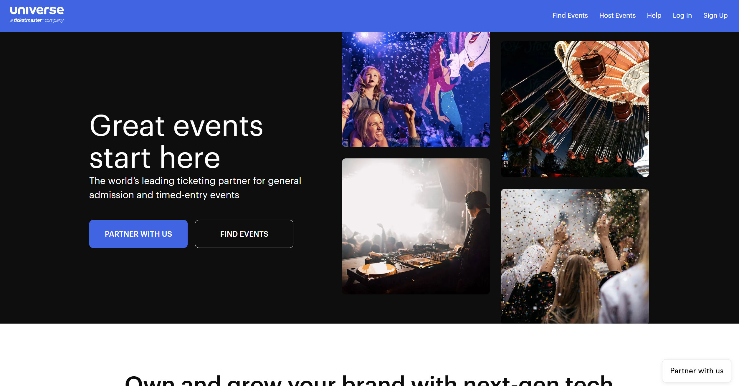 Kontakty na zákaznickou podporu Universe