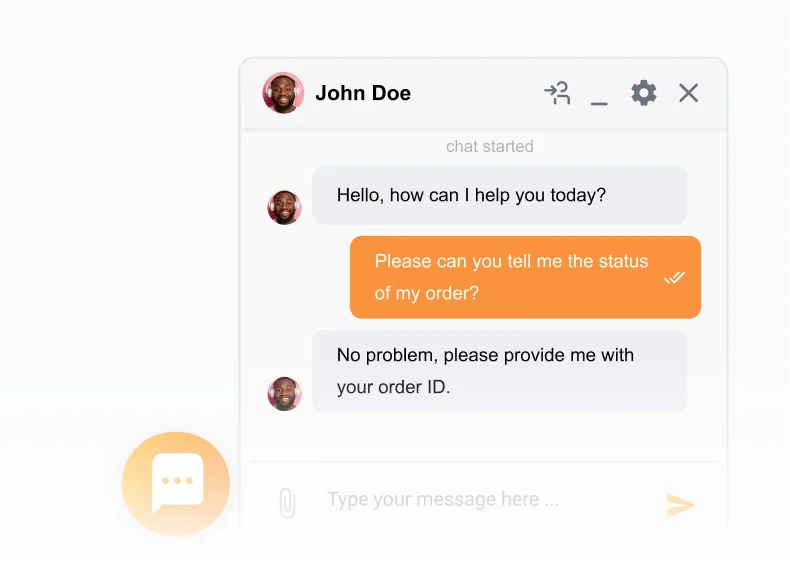 Nejrychlejší widget živého chatu LiveAgent pro prodej a podporu