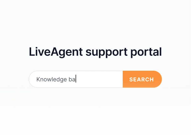 Znalostní báze LiveAgent s články, průvodci a FAQ portálem