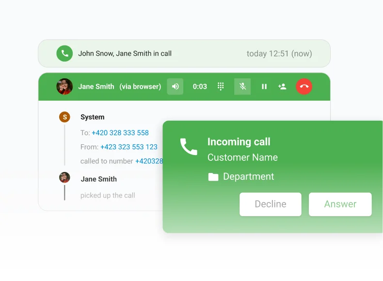 Vestavěné call centrum LiveAgent s funkcemi IVR a callback
