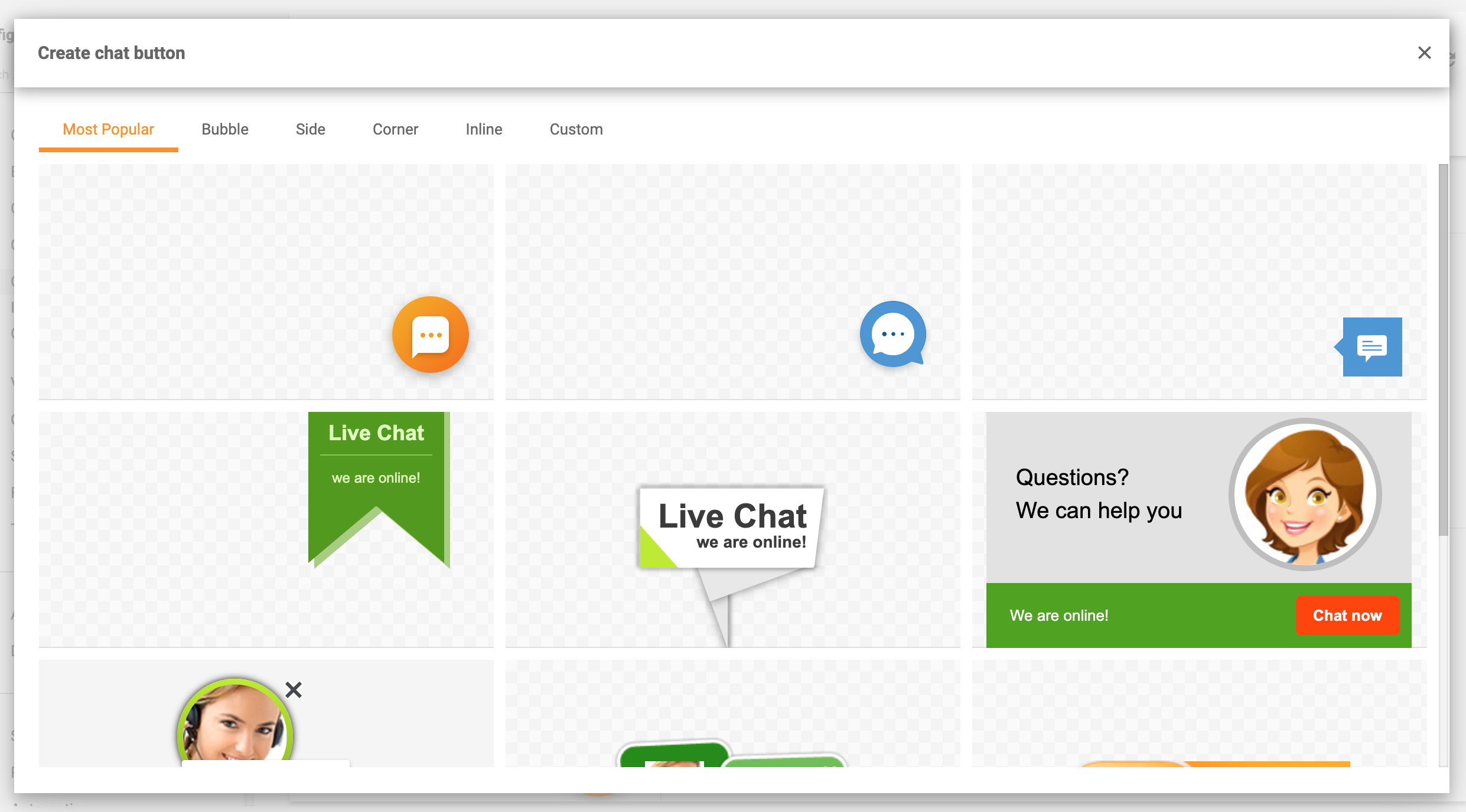 Chat widget pro web